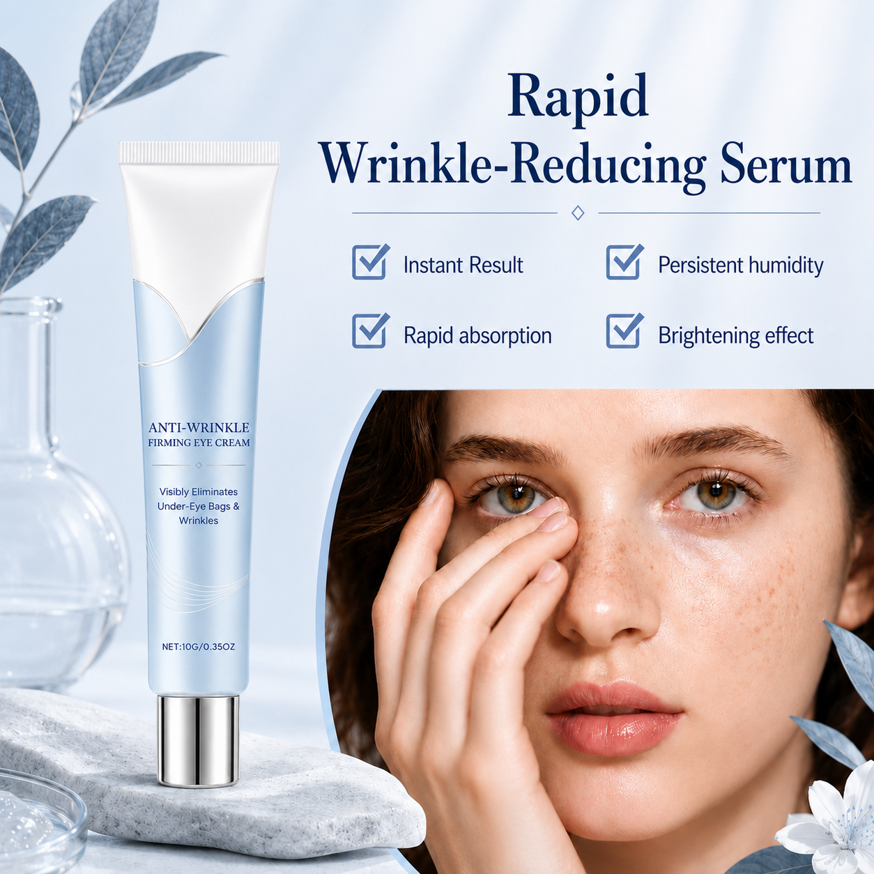 ✨Instant Face Tightener Serum – Visible Lift in 60 Seconds