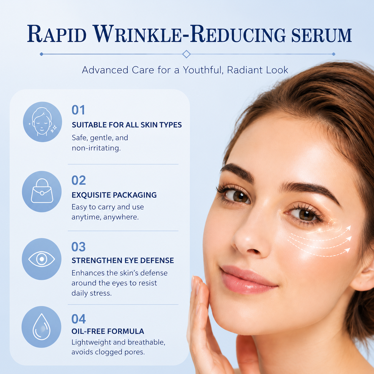✨Instant Face Tightener Serum – Visible Lift in 60 Seconds