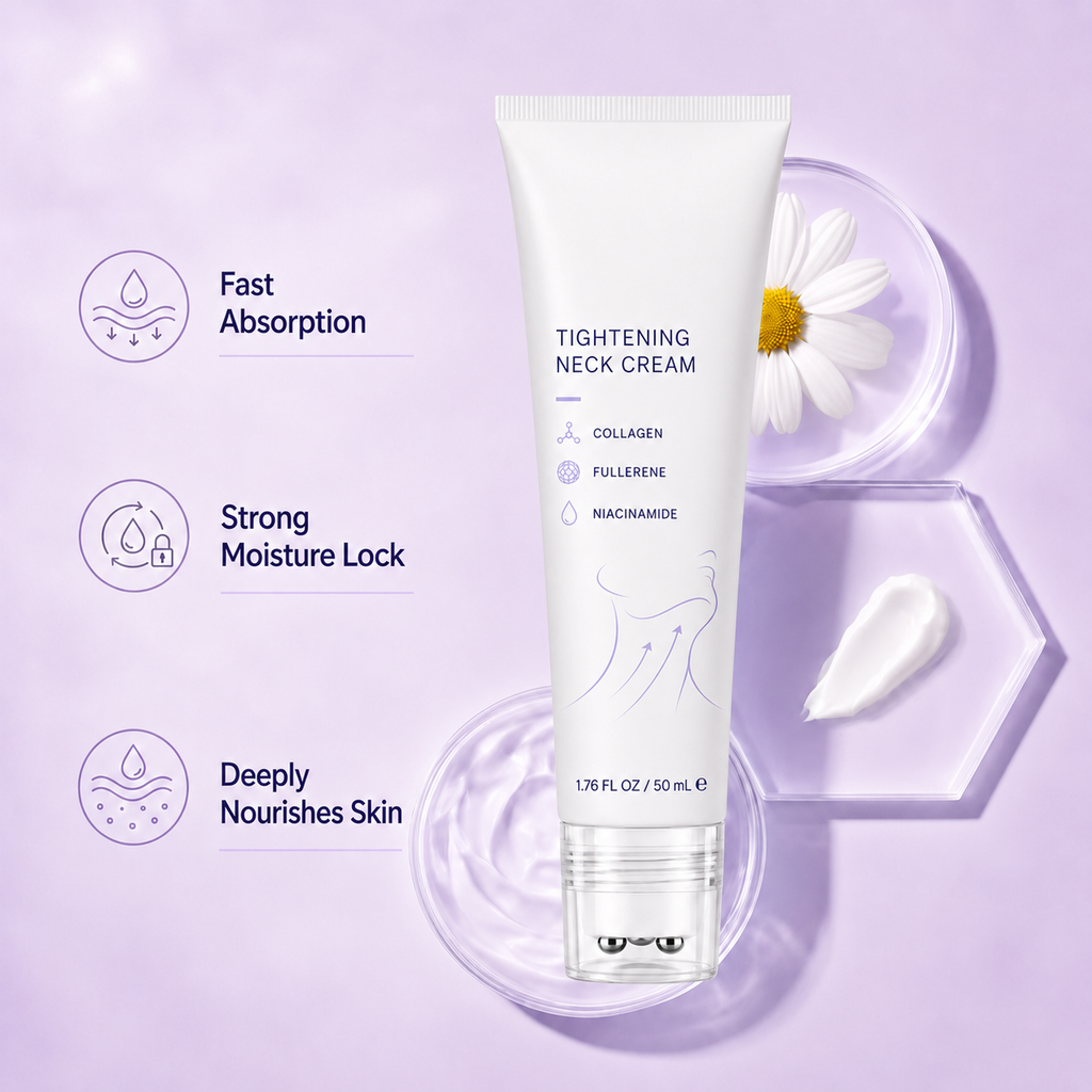 ✨ Instant Neck Lift Cream — 🧴 Infused with Retinol & Hyaluronic Acid | Firms the Neck, Reduces Wrinkles & Double Chin